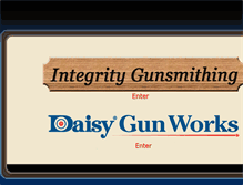 Tablet Screenshot of integritygunsmithing.com